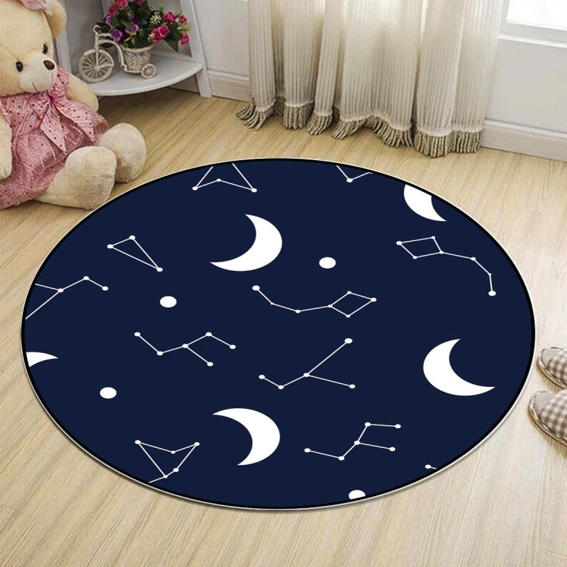 BowLift | Abstract Bedroom Rug Multicolor Cartoon Animal Print Indoor Rug Polypropylene Non-Slip Pet-Friendly Rug