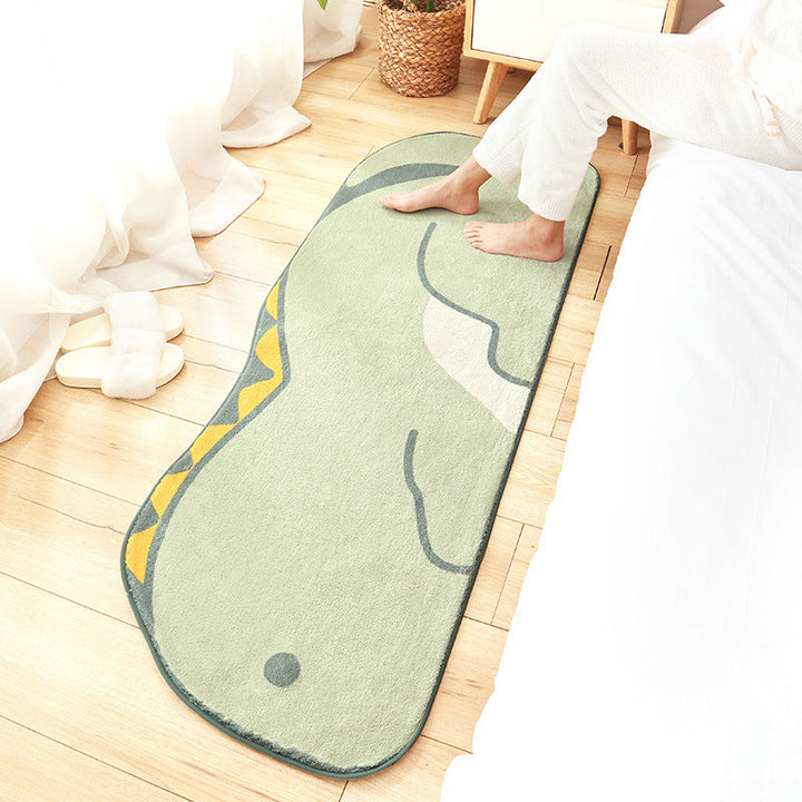 BowLift | New Cartoon Animal Rug Multicolored Soothing Rug Synthetic Stain Resistant Non-Slip Rug for Children's Room