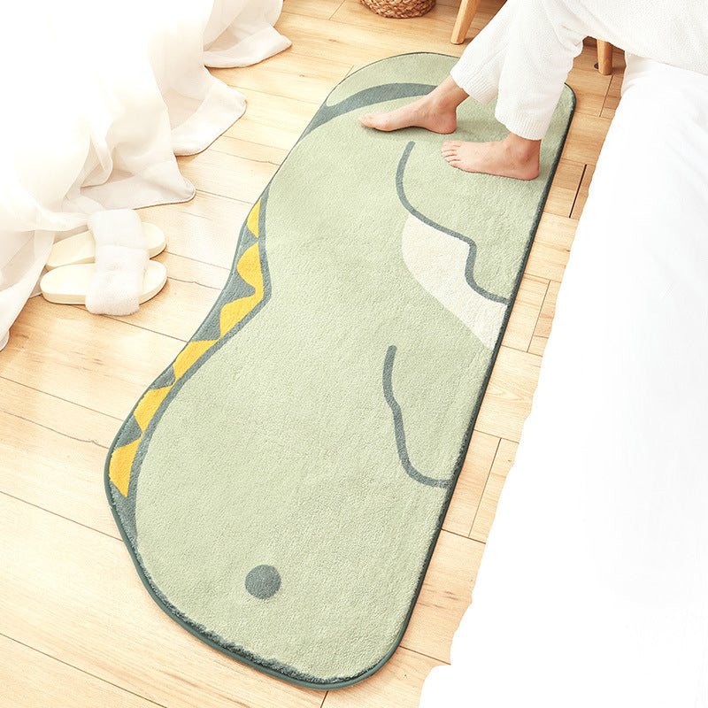 BowLift | New Cartoon Animal Rug Multicolored Soothing Rug Synthetic Stain Resistant Non-Slip Rug for Children's Room