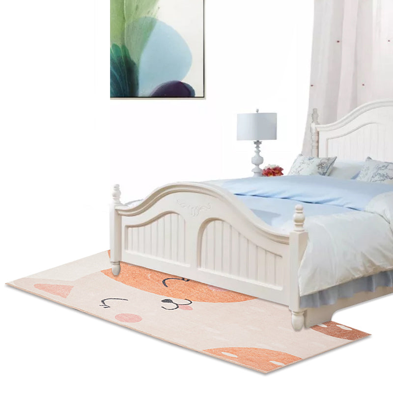 BowLift | Designer Kids Room Carpet Multicolor Cartoon Animal Pattern Carpet Cotton Blend Non-Slip Back Area Rug