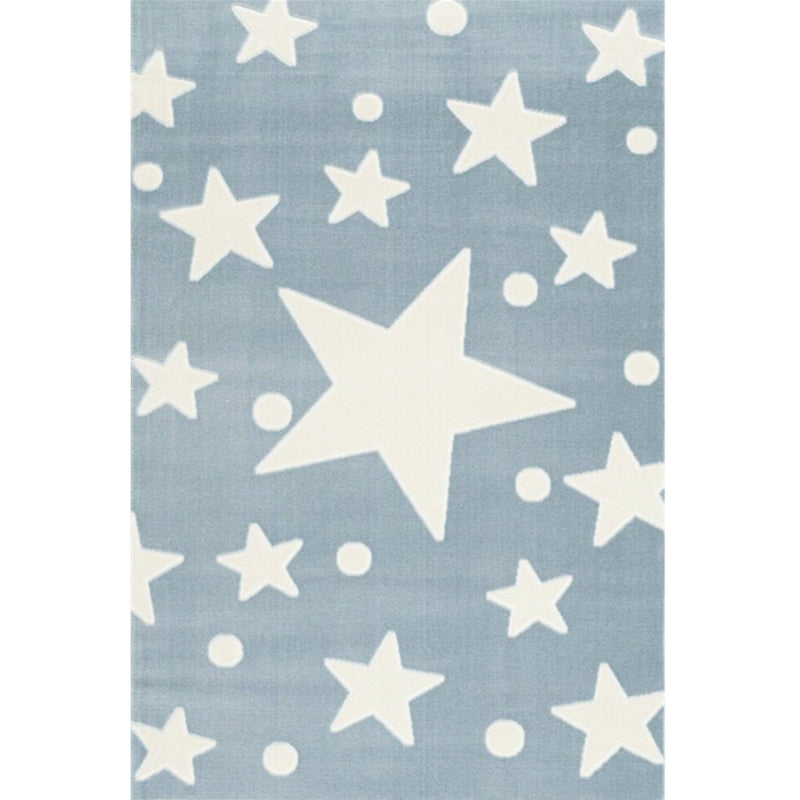 BowLift | Colorful Kids Room Rug Comfort Polka Dot Print Rug Cotton Blend Pet Friendly Washable Rug