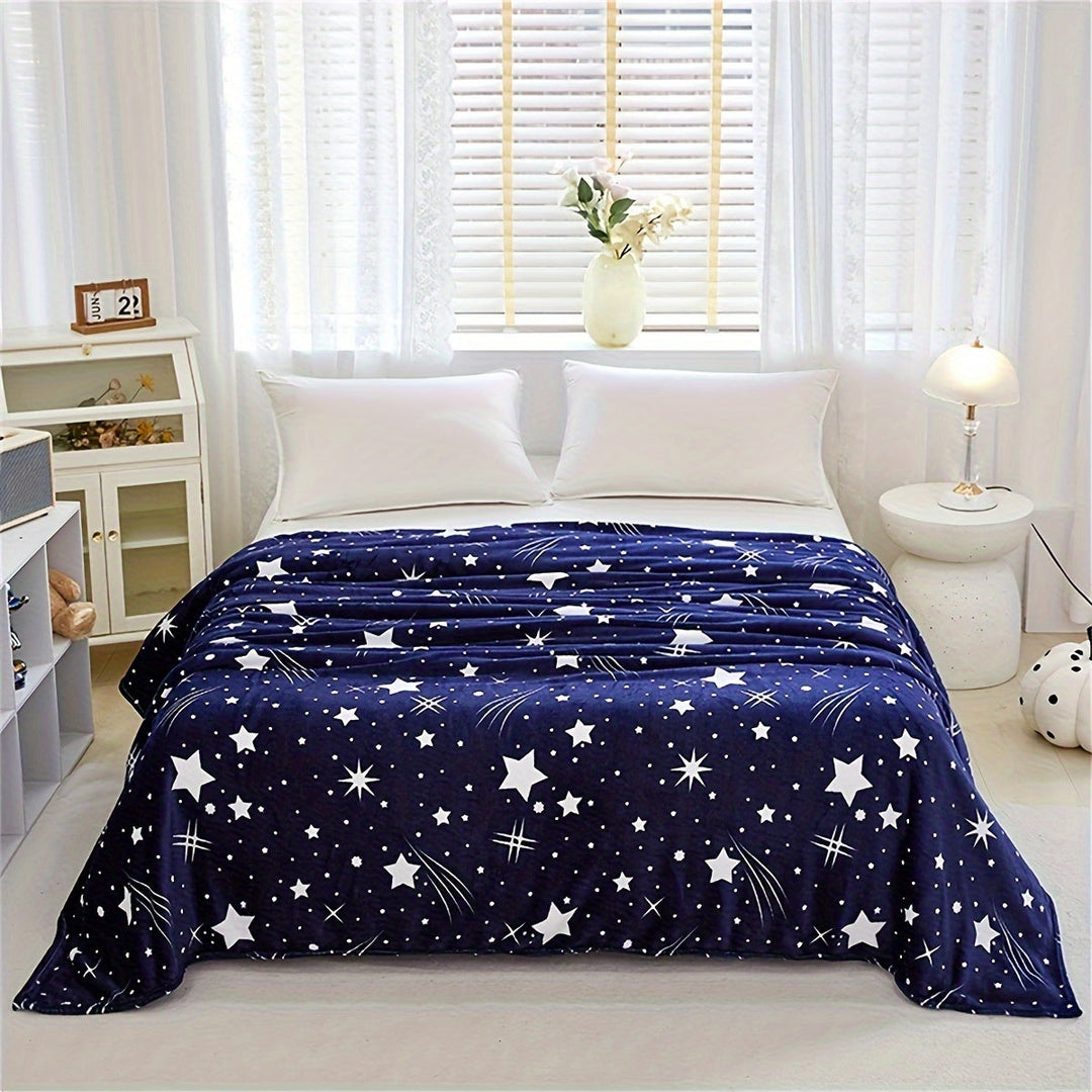MeteorFleece – Soft Fleece Blanket with Meteor Pattern Bowlift
