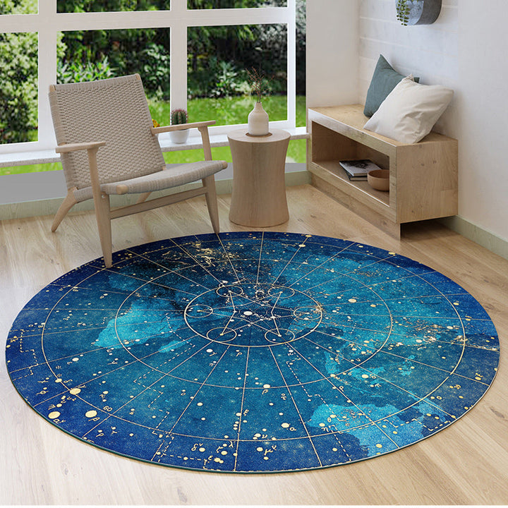 BowLift | Casual Minimalist Area Rug Multi-color Geometric Pattern Carpet Anti-slip Backing Carpet for Bedroom