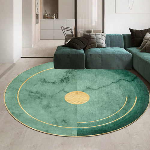 BowLift | Casual Minimalist Area Rug Multi-color Geometric Pattern Carpet Anti-slip Backing Carpet for Bedroom