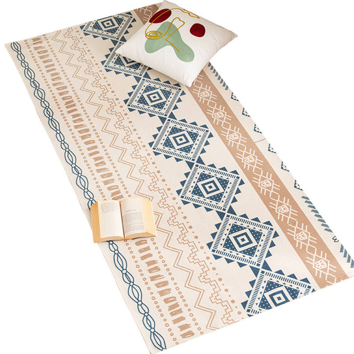 BowLift | Southwest Bedroom Carpet Multi Color Tribal Pattern Area Rug Cotton Blend Machine Washable Stain Resistant Rug