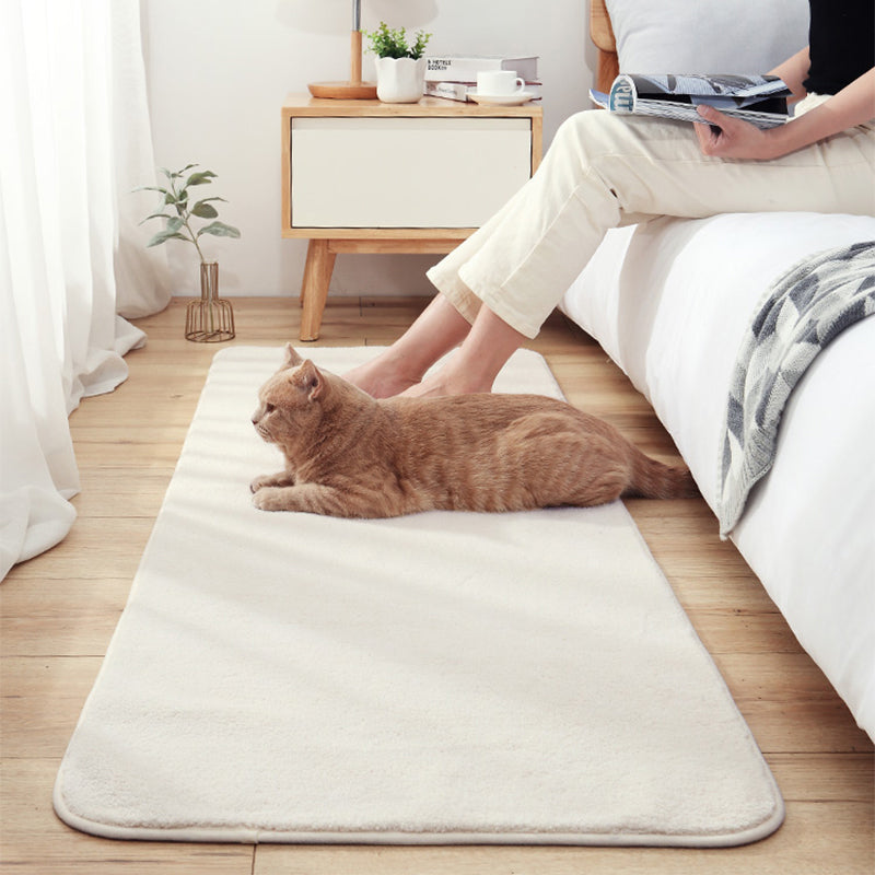 BowLift | Relaxed Bedroom Rug Multicolored Simple Rug Lambswool Non-Slip Back Easy to Care for Washable Indoor Rug