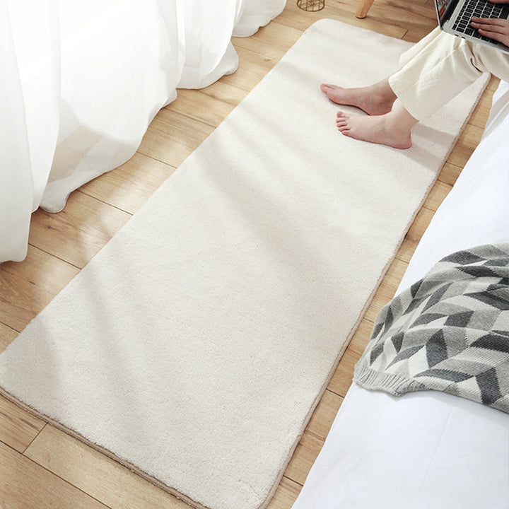 BowLift | Relaxed Bedroom Rug Multicolored Simple Rug Lambswool Non-Slip Back Easy to Care for Washable Indoor Rug
