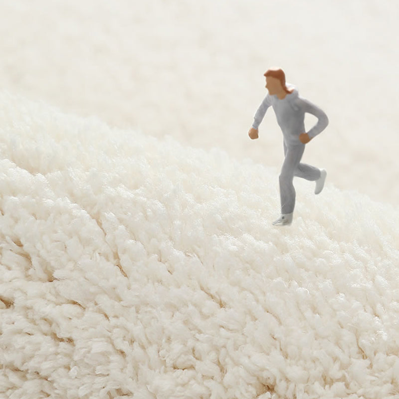 BowLift | Relaxed Bedroom Rug Multicolored Simple Rug Lambswool Non-Slip Back Easy to Care for Washable Indoor Rug