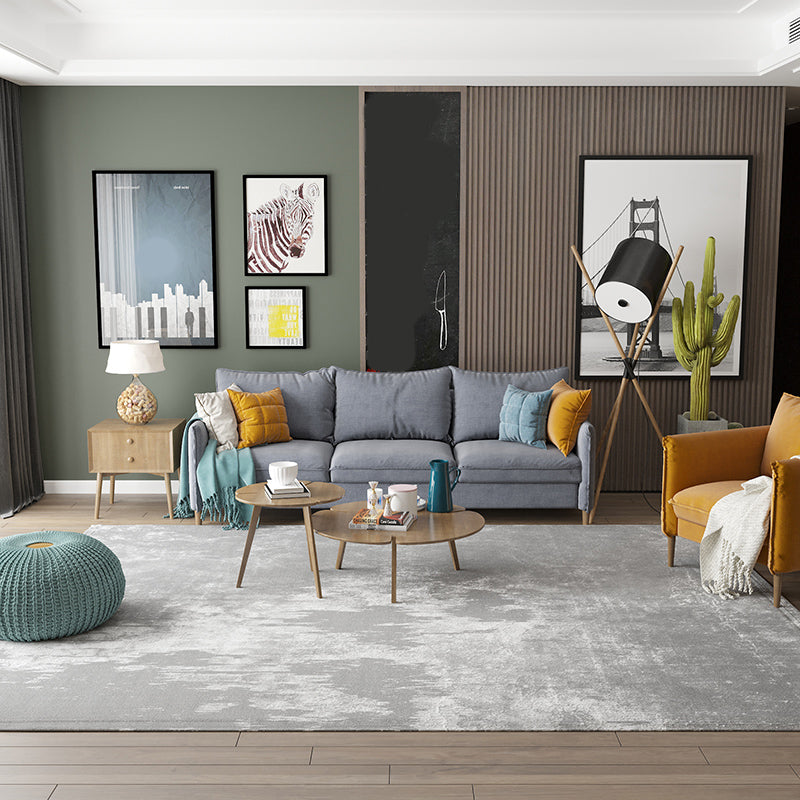 BowLift | Contemporary Abstract Rug Multicolor Cotton Blend Rug with Non-Slip Backing Easy to Maintain Washable Rug for Home