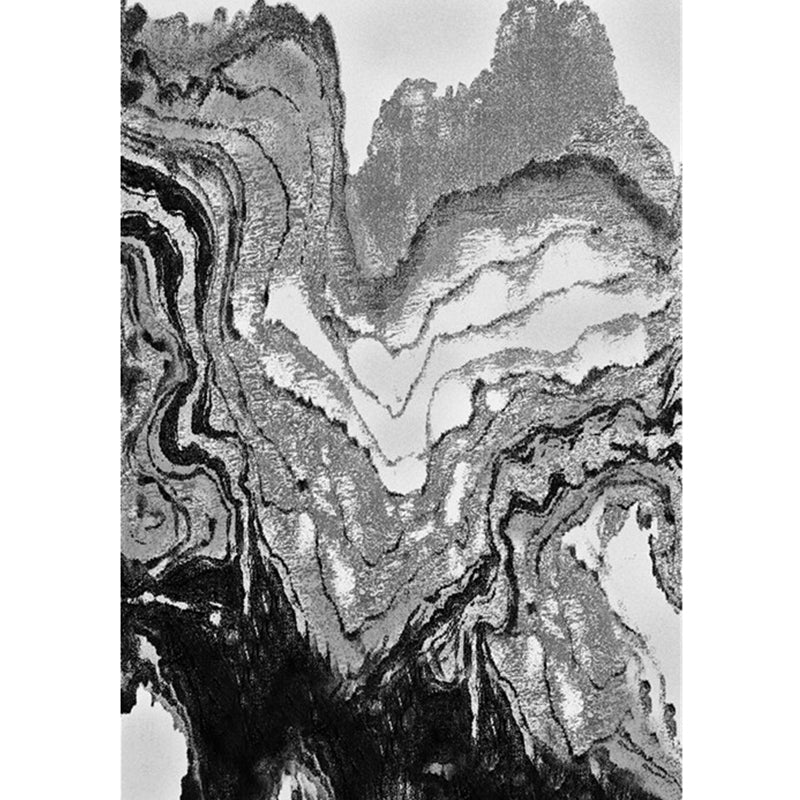 BowLift | Creative abstract pattern rug Multicolor cotton blend area rug Non-slip machine washable indoor rug for decoration