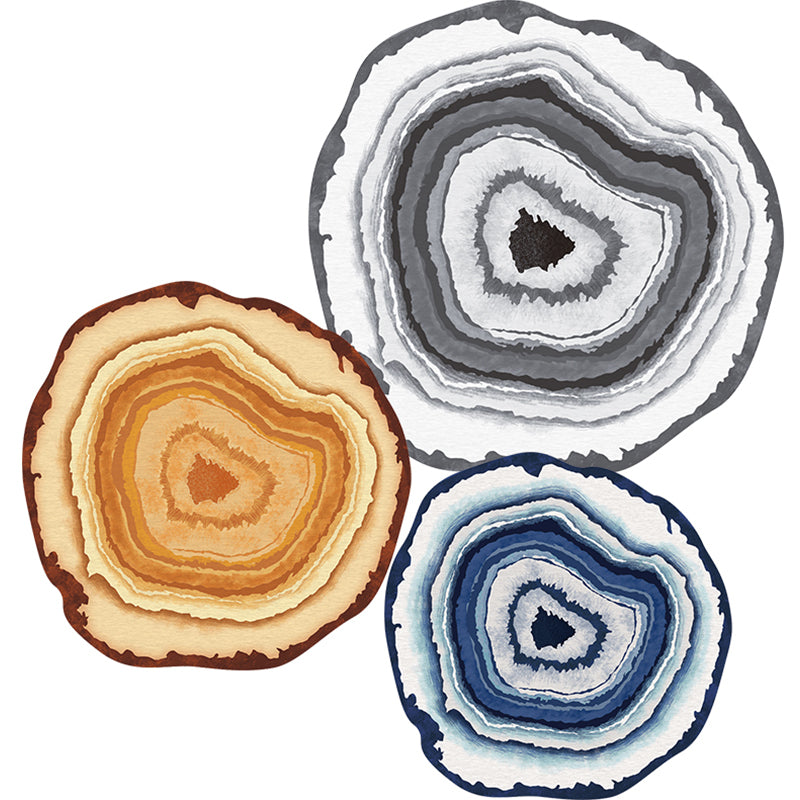 BowLift | New Arrival Multicolored Nordic Rug Synthetic Geometric Pattern Rug Non-Slip Stain Resistant Rug for Bedroom