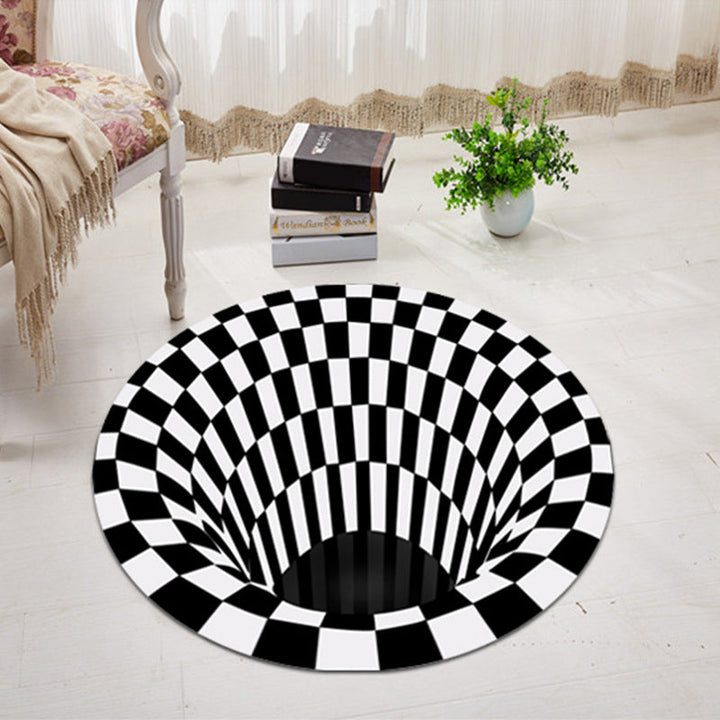 BowLift | Multicolored unique carpet Synthetic 3D geometric print carpet non-slip backing pet-friendly carpet for bedroom