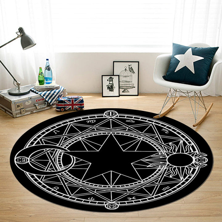 BowLift | Multicolored unique carpet Synthetic 3D geometric print carpet non-slip backing pet-friendly carpet for bedroom