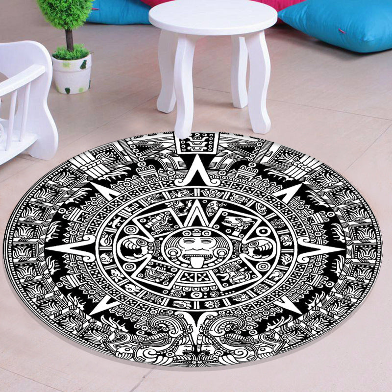 BowLift | Multicolored unique rug Synthetic 3D geometric print rug non-slip backing pet-friendly rug for bedroom
