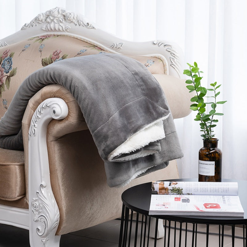 Women soft and warming fleece blanket Bowlift