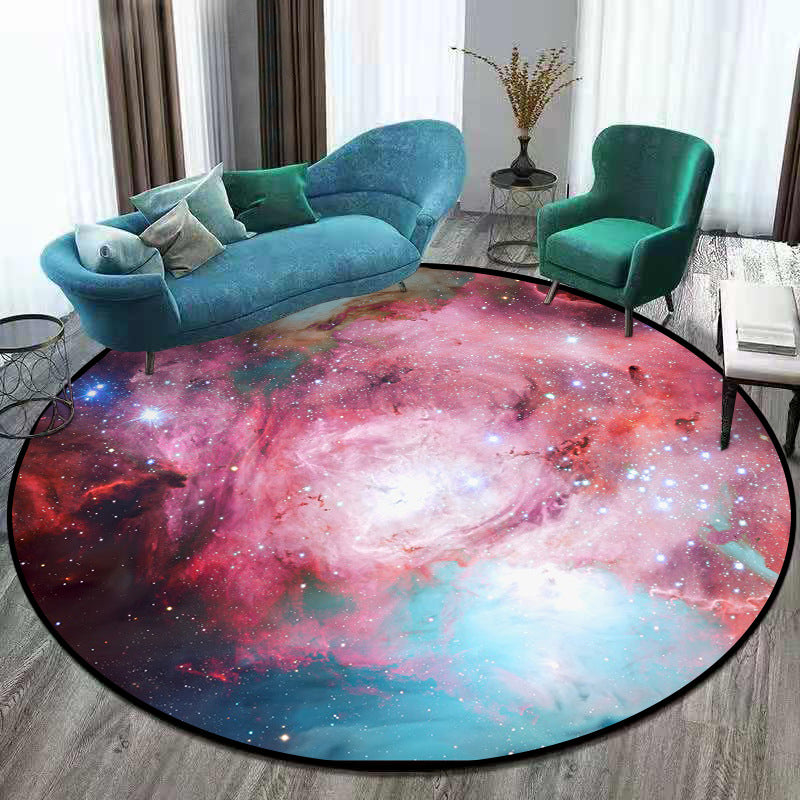 BowLift | Nordic Living Room Rug Multifunctional 3D Room Printed Rug Synthetic Non-Slip Back Spot-Resistant Rug