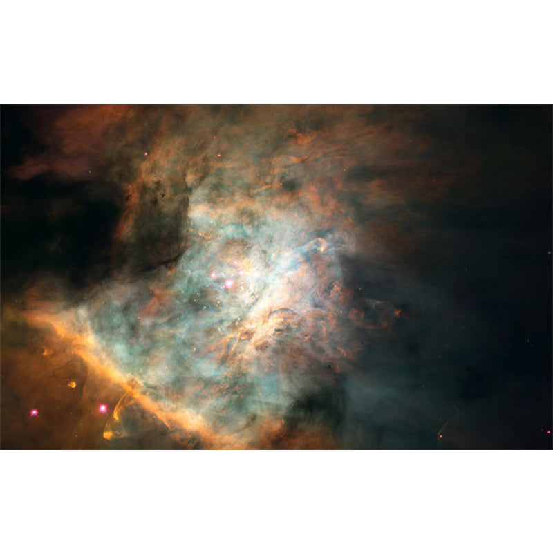 BowLift | Calming Kids Rug Multicolor 3D Starry Sky Pattern Rug Polypropylene Non-slip Machine Washable Rug