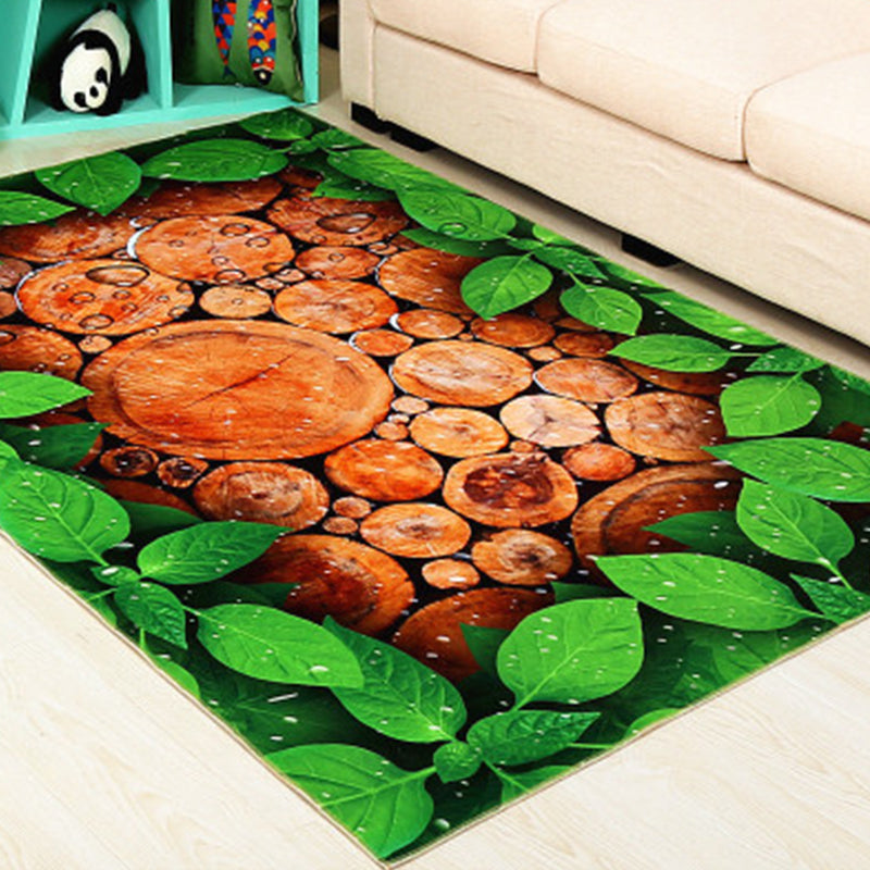 BowLift | Funky Kids Rug Multicolor 3D Patterned Polyester Rug Washable Pet Friendly Easy Care Rug