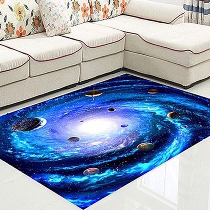 BowLift | Funky Kids Rug Multicolor 3D Patterned Polyester Rug Washable Pet Friendly Easy Care Rug
