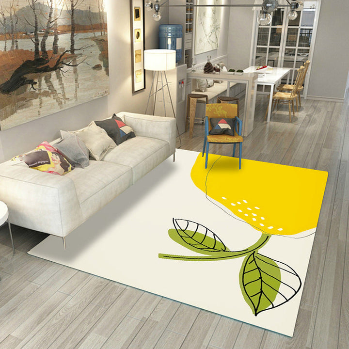 BowLift | Japanese Rug Polyester Color Broken Area Rug Non-Slip Washable Indoor Rug for Parlor