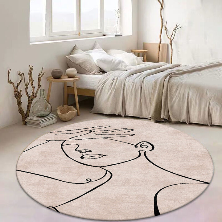 BowLift | Multicolored artistic print carpet polypropylene Southwest carpet non-slip backing easy-care carpet for the room