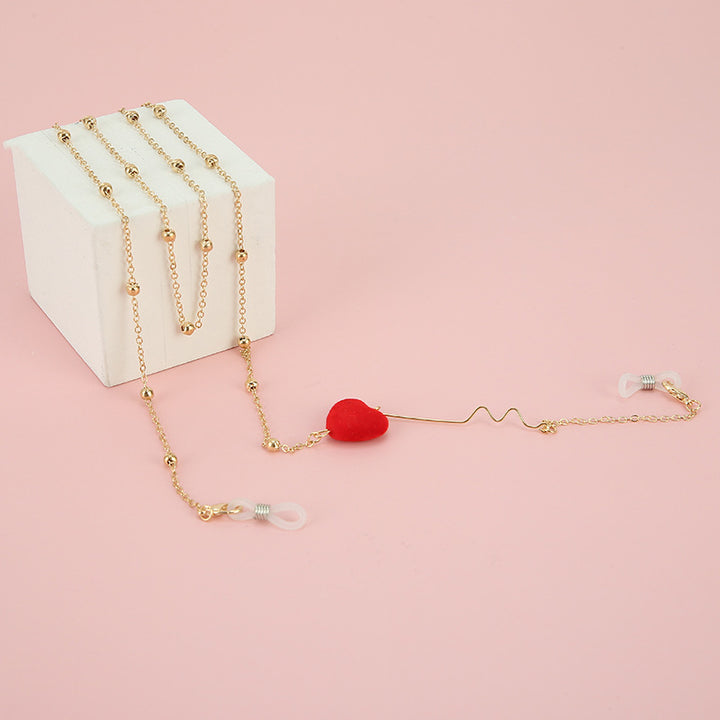 Elegant Gold-Linked Eyewear Chain Bowlift