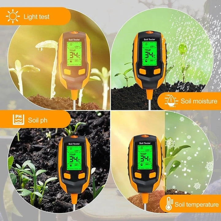 SmartGrow™ 4-in-1 Soil Meter for Plants | Bowlift
