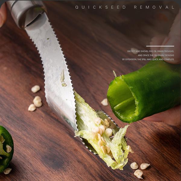 Stainless Steel Chili Corer Peppers Seed Remover | Bowlift