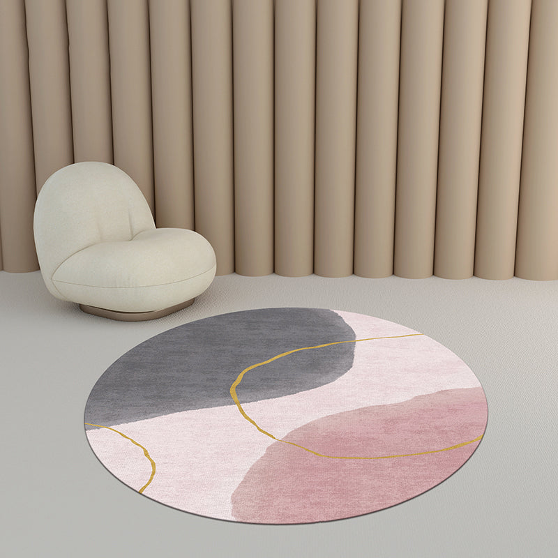 BowLift | Creative Bedroom Rug Multicolored Color Differentiated Rug Polypropylene Washable Pet Friendly Non-Slip Rug