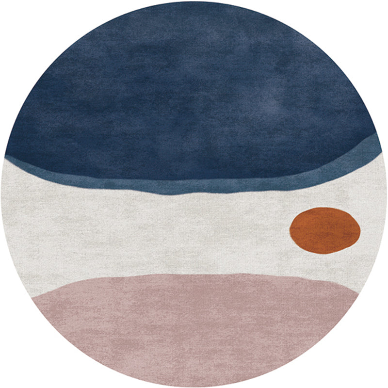 BowLift | Creative Bedroom Rug Multicolored Color Differentiated Rug Polypropylene Washable Pet Friendly Non-Slip Rug