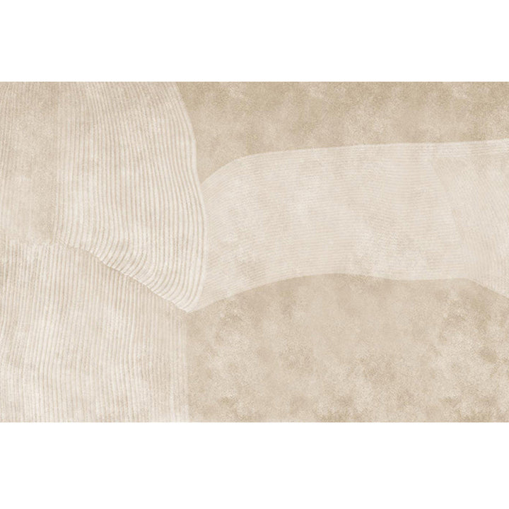 BowLift | Creative Decor Rug Apricot Abstract Printed Area Rug Polypropylene Non-Slip Back Pet-Friendly Rug