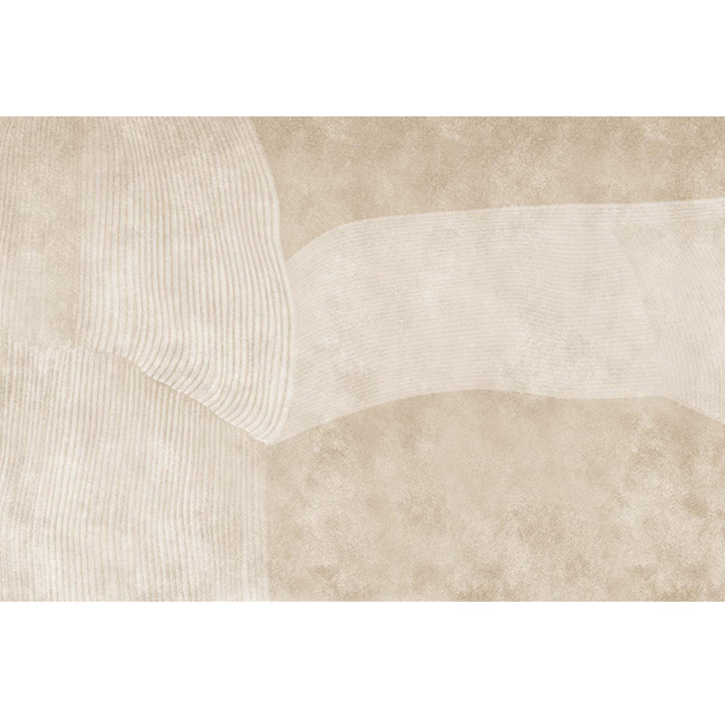 BowLift | Creative Decor Rug Apricot Abstract Printed Area Rug Polypropylene Non-Slip Backing Pet Friendly Rug