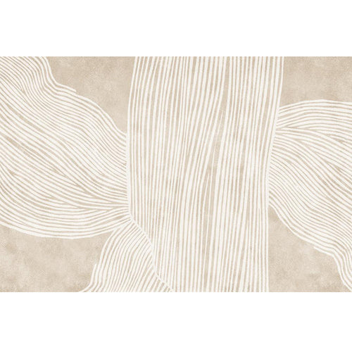 BowLift | Creative Decor Rug Apricot Abstract Printed Area Rug Polypropylene Non-Slip Backing Pet Friendly Rug