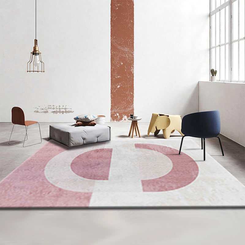 BowLift | Simple Luxury Rug Multicolored Color Blocks Rug Pet Friendly Stain Resistant Indoor Rug for Living Room