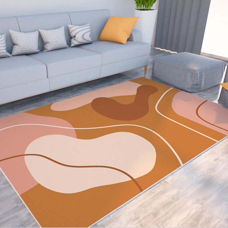 BowLift | Morandi color color block carpet polypropylene southwest carpet stain resistant non-slip bottom rug for room
