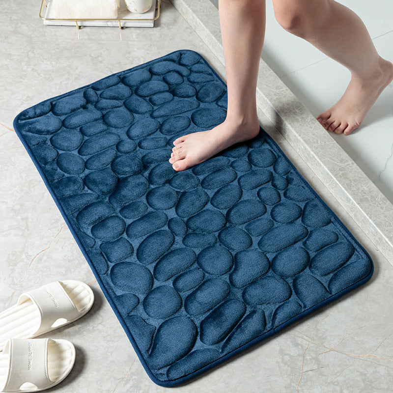 Luxury Soft Pebble Texture Bath Mat Bowlift