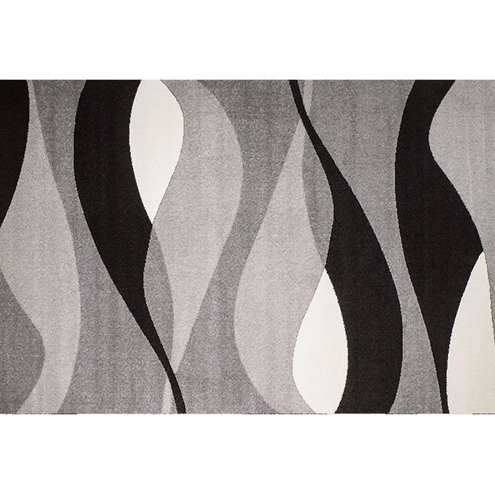 Simple multicolor abstract rug synthetic modern area rug non-slip pad pet-friendly rug for the living room | Bowlift