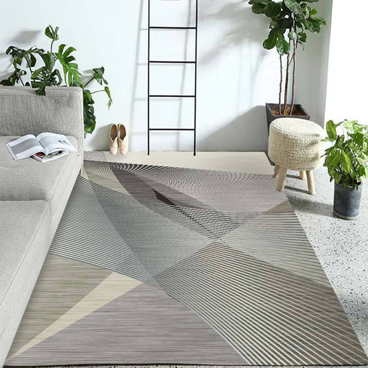 Western Geo Printed Rug Multicolor Synthetic Rug for Indoor Machine Washable Non-Slip Back Rug for Room | Bowlift