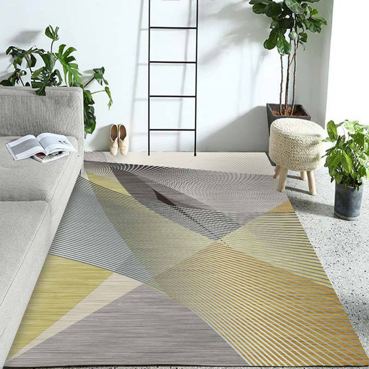 Western Geo Printed Rug Multicolor Synthetic Rug for Indoor Machine Washable Non-Slip Back Rug for Room | Bowlift