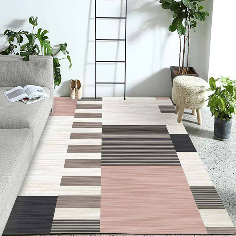 Western Geo Printed Rug Multicolor Synthetic Rug for Indoor Machine Washable Non-Slip Back Rug for Room | Bowlift