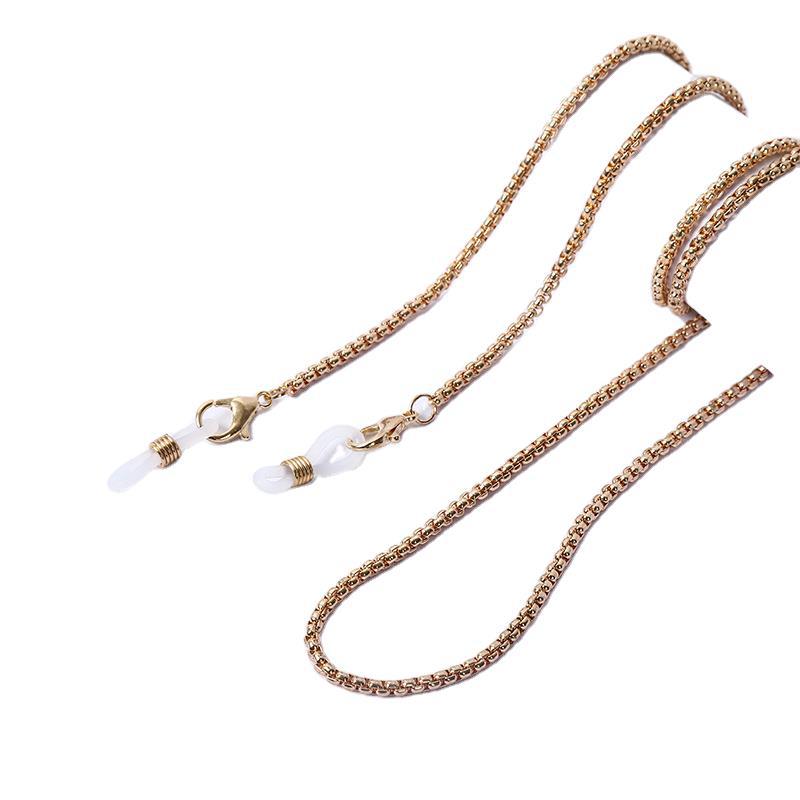 Necklace with beads and transparent pendants Bowlift