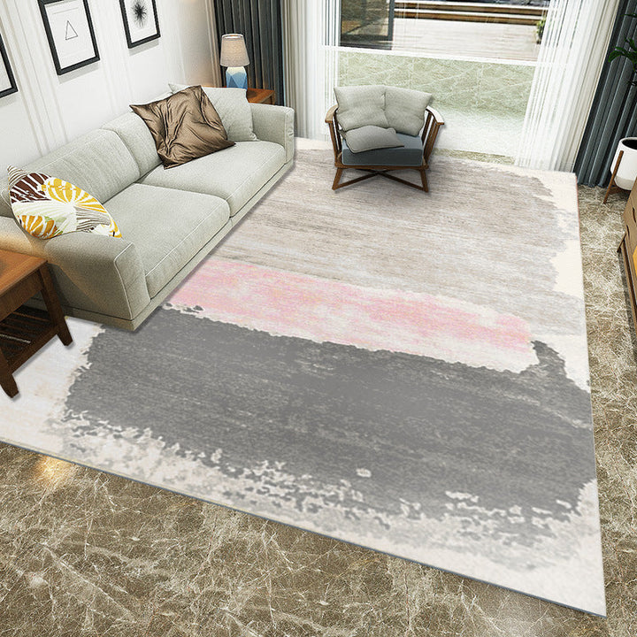 Multicolored Western rug Polypropylene Abstract print rug Easy care Pet-friendly rug for the bedroom | Bowlift
