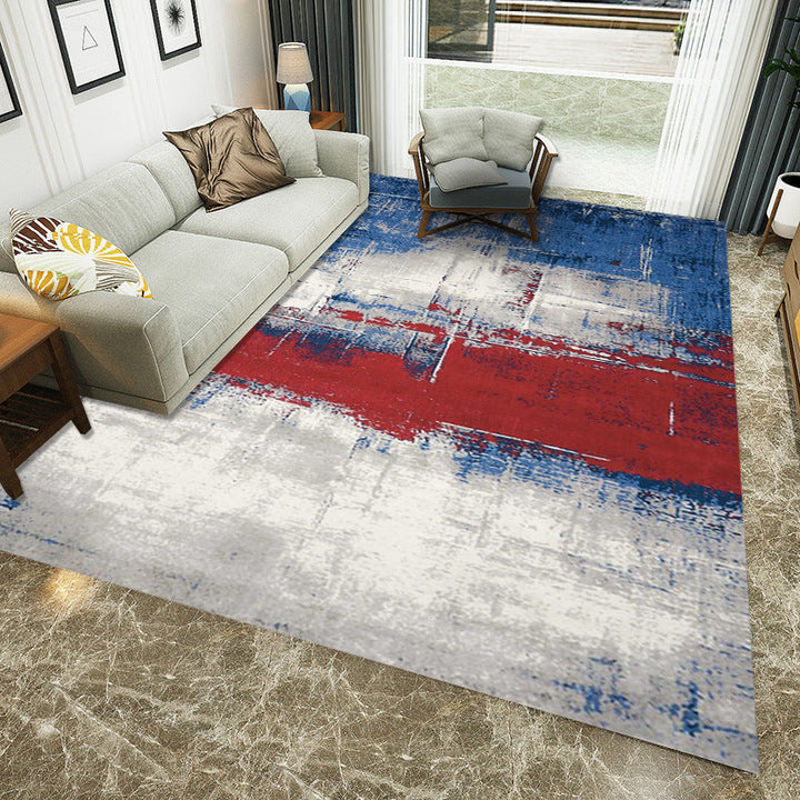 Multicolored Western rug Polypropylene Abstract print rug Easy care Pet-friendly rug for the bedroom | Bowlift