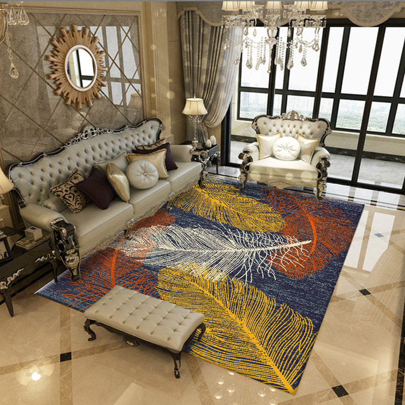 BowLift | Luxury Living Room Rug Multi Color Plant Indoor Rug Synthetic Easy Care Machine Washable Rug