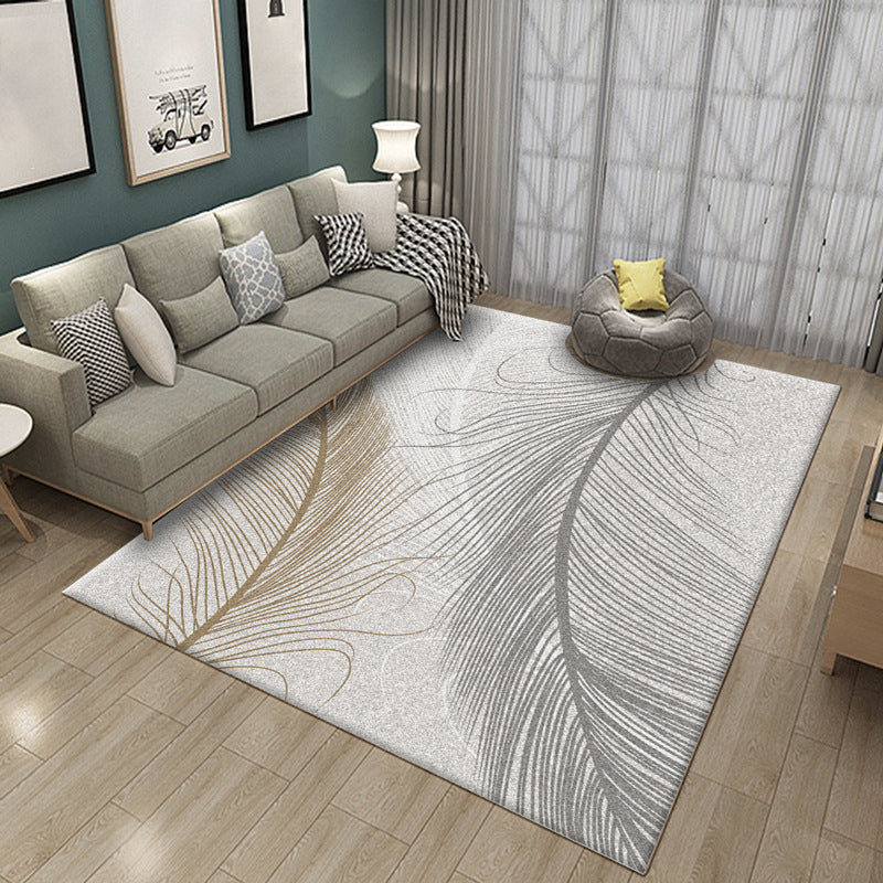 BowLift | Luxury Living Room Rug Multi Color Plant Indoor Rug Synthetic Easy Care Machine Washable Rug