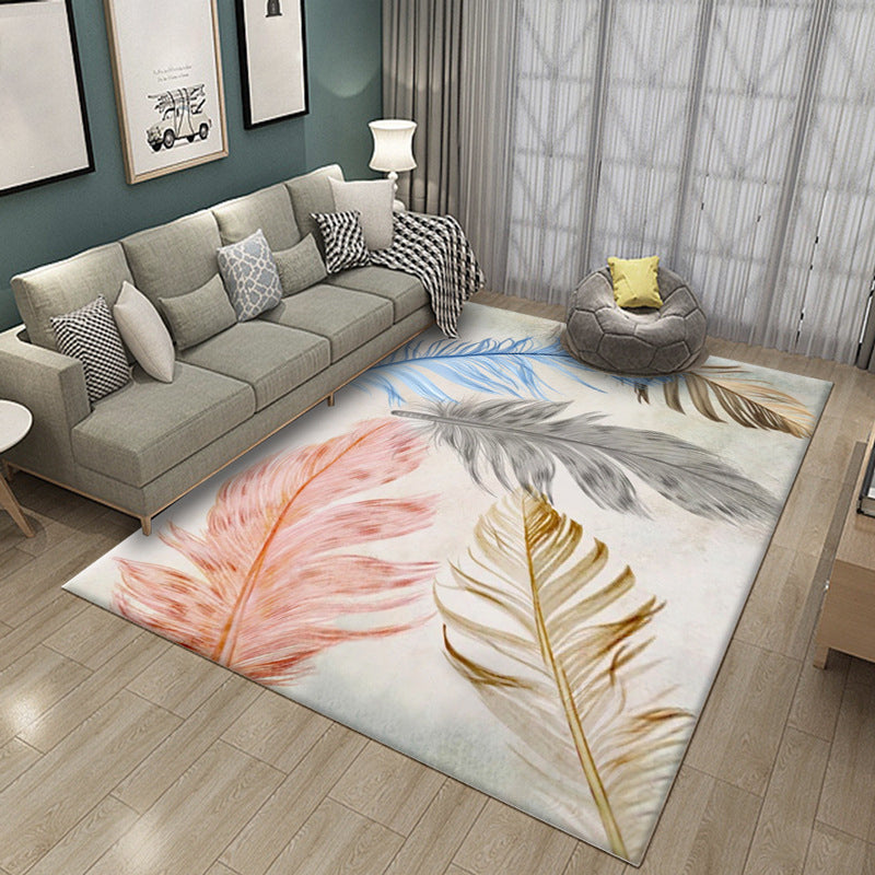 BowLift | Luxury Living Room Rug Multi Color Plant Indoor Rug Synthetic Easy Care Machine Washable Rug