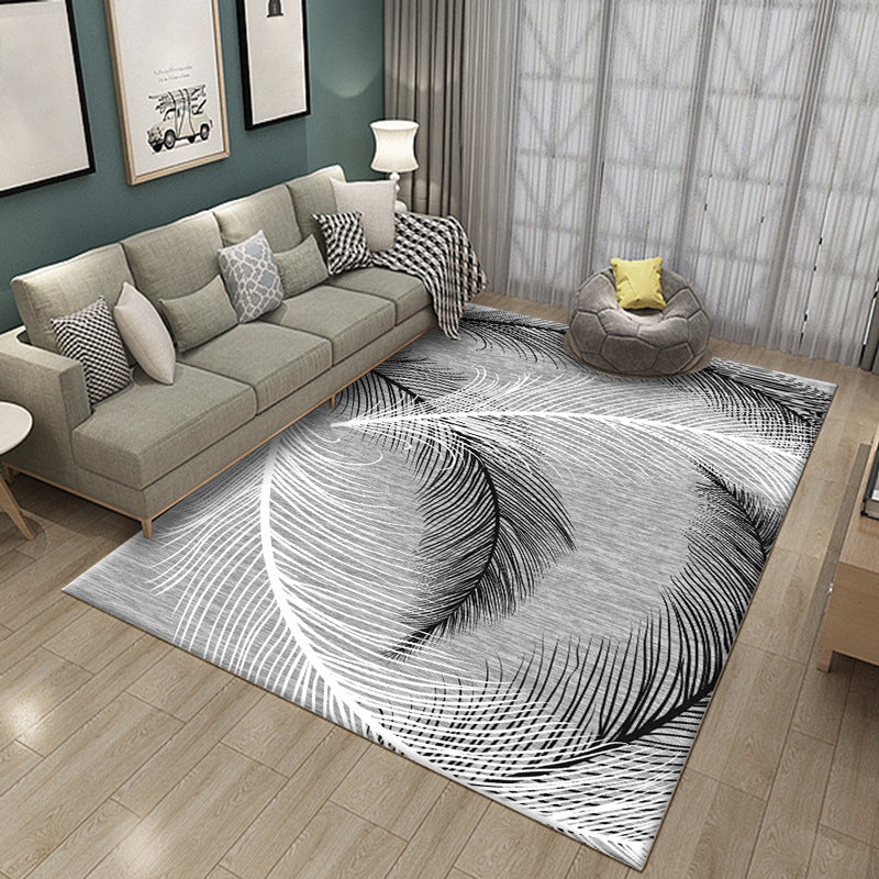 BowLift | Luxury Living Room Rug Multi Color Plant Indoor Rug Synthetic Easy Care Machine Washable Rug
