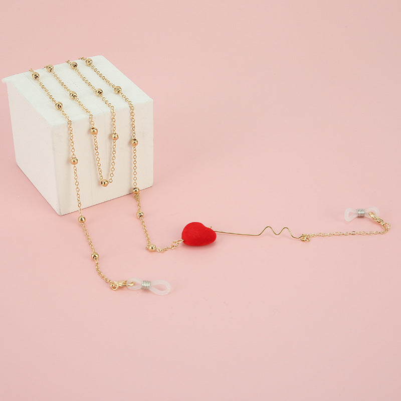 Elegant Gold-Linked Eyewear Chain Bowlift
