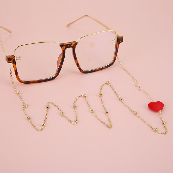 Elegant Gold-Linked Eyewear Chain Bowlift