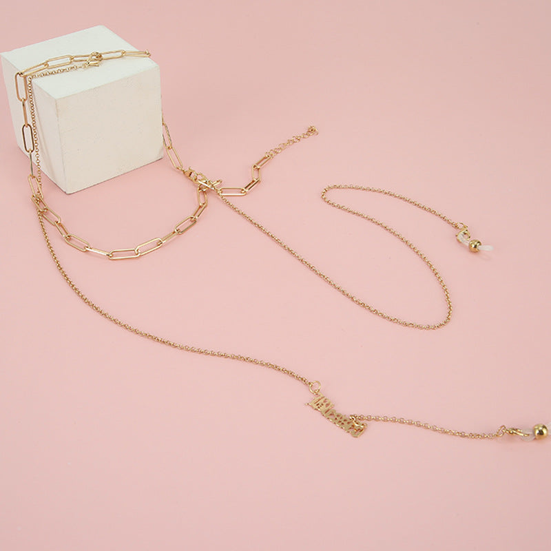 Fashionable Chain Eyewear Holder Bowlift